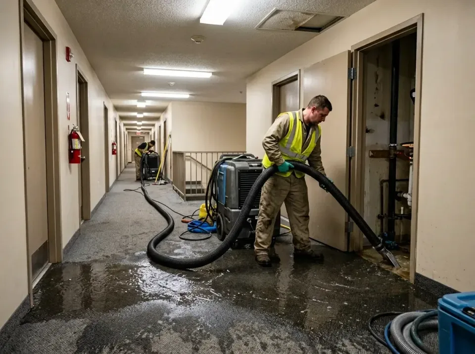 multi-unit-apartment-hallway-f-005 — frequently asked questions, Emergency Burst Pipe Water Extraction & Removal in Sweeny,…